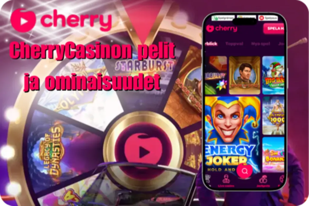 CherryCasinon pelit ja ominaisuudet